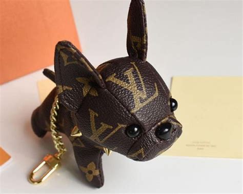 louis vuitton keyring dog|louis vuitton dog keychain dupe.